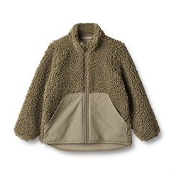 Wheat Teddy Jacket Vema - Herb